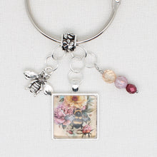 Bee And Flowers  Floss Ring