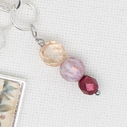 Bee And Flowers  Floss Ring