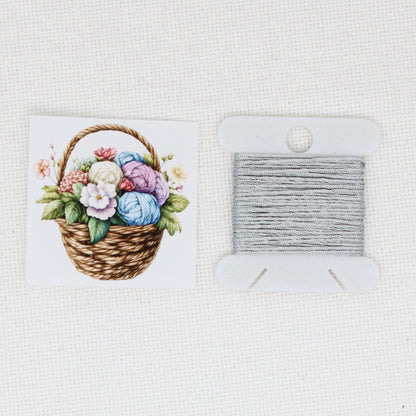 Basket Of Yarn Needle Minder