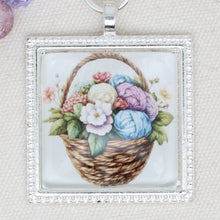 Basket Of Yarn Zipper Pull/ Mini-Fob