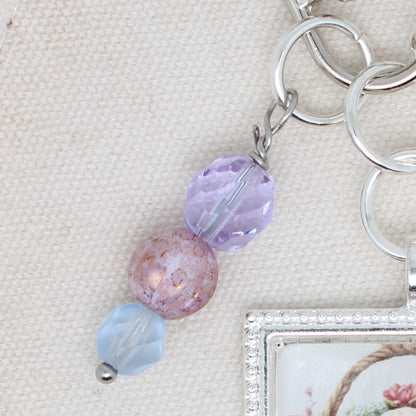 Basket Of Yarn Zipper Pull/ Mini-Fob