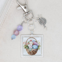Basket Of Yarn Zipper Pull/ Mini-Fob