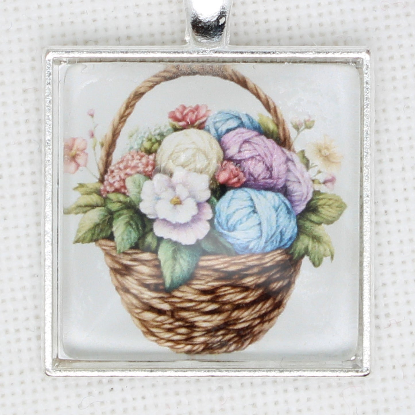 Basket of Yarn Floss Ring