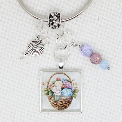 Basket of Yarn Floss Ring