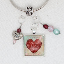 Postage Heart Floss Ring