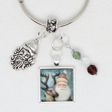 Santa And Reindeer Floss Ring