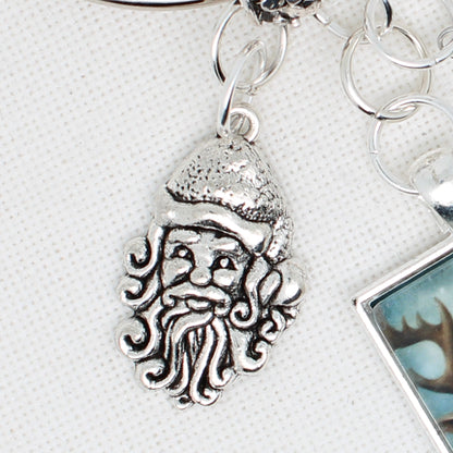 Santa And Reindeer Floss Ring