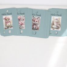 Winter Friends Floss Cards. - Pack of 20 Cards