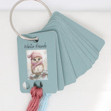 Winter Friends Floss Cards. - Pack of 20 Cards