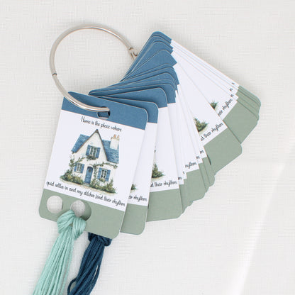 Home Is The Place Floss Cards. - Pack of 20 Cards