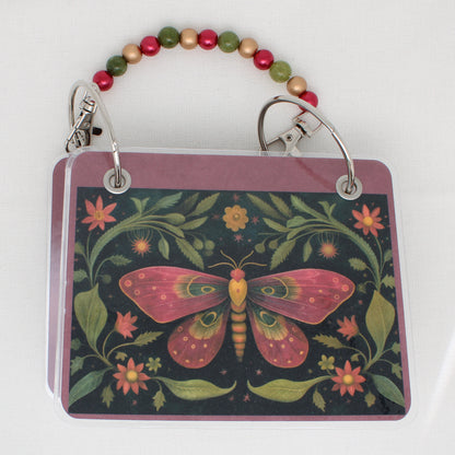 Red Butterfly Floss Bag Book