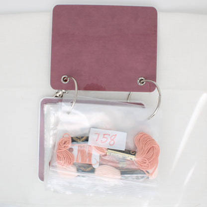 Red Butterfly Floss Bag Book