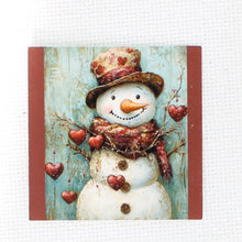 Valentine Snowman Needle Minder