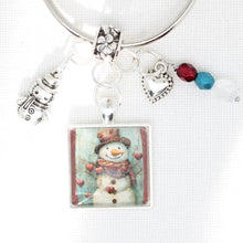 Valentine Snowman Floss Ring
