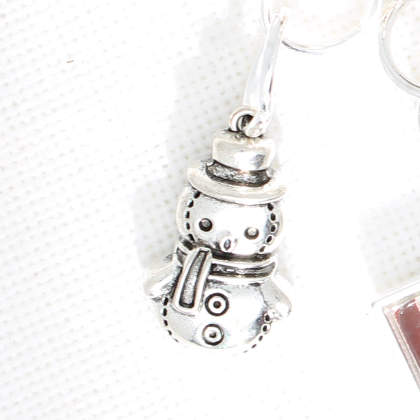 Valentine Snowman Floss Ring