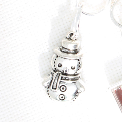 Valentine Snowman Floss Ring