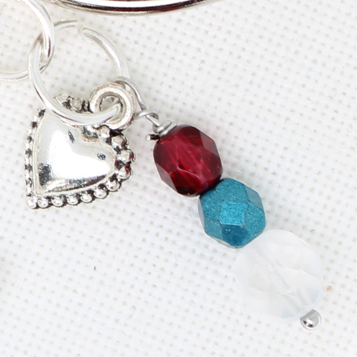 Valentine Snowman Floss Ring