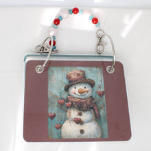 Valentine Snowman Floss Bag Book