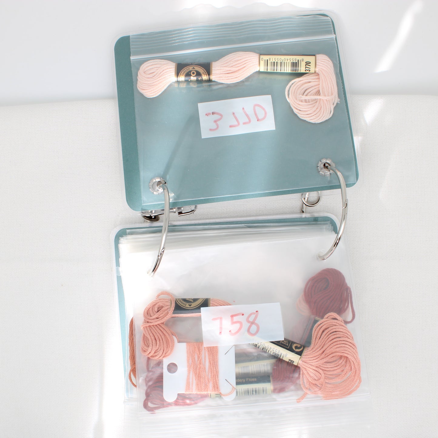 Valentine Snowman Floss Bag Book