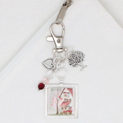 Sweetheart Tree Zipper Pull/ Mini-Fob