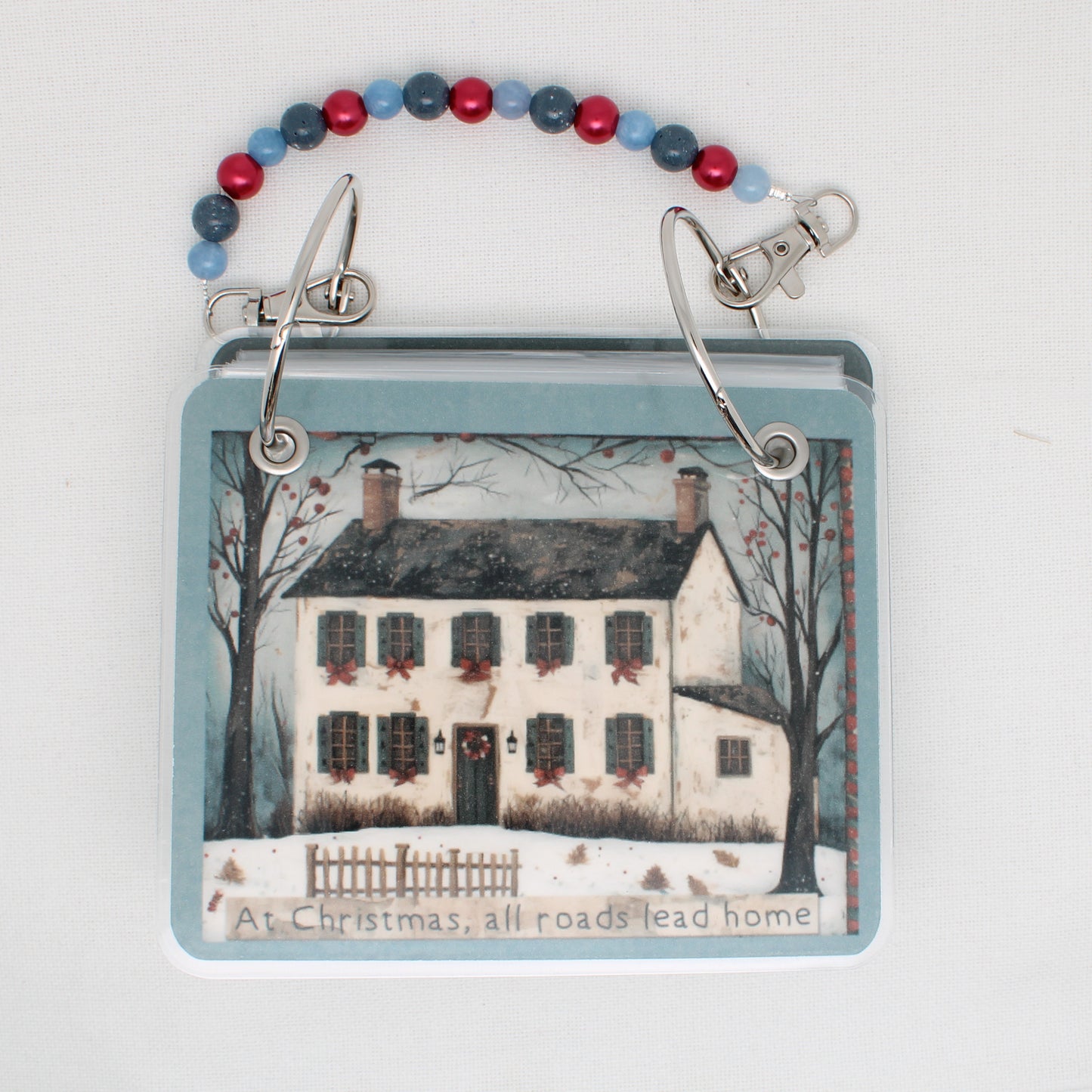 At Christmas All Roads Lead Home Floss Bag Book