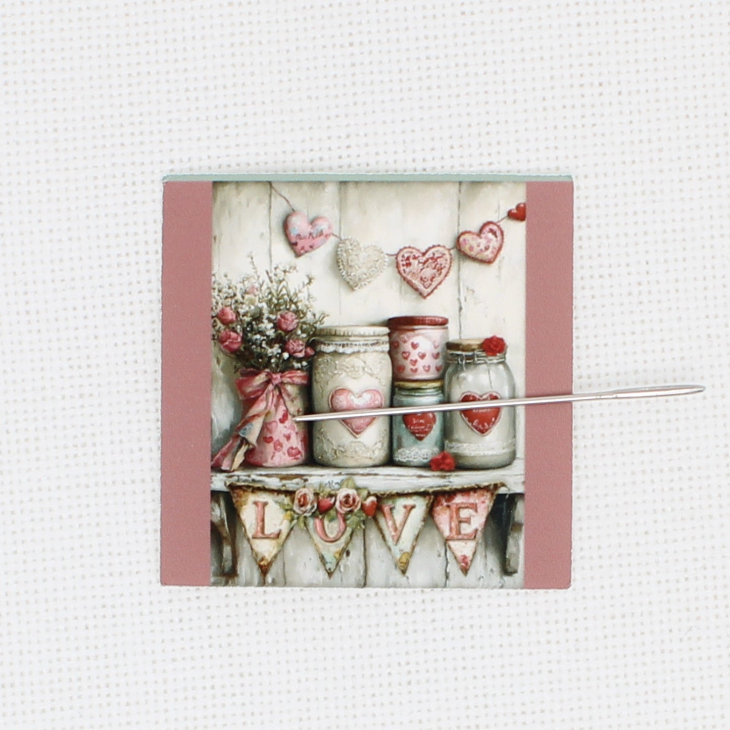 Valentine Shelf Needle Minder