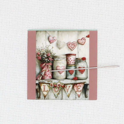 Valentine Shelf Needle Minder