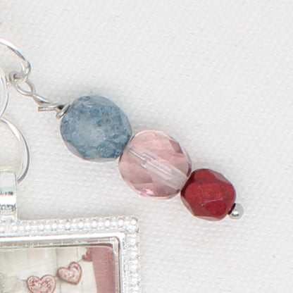 Valentine Shelf Zipper Pull/ Mini-Fob