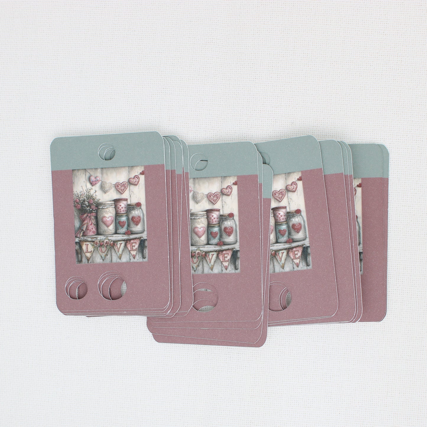 Valentine Shelf Floss Cards. - Pack of 20 Cards