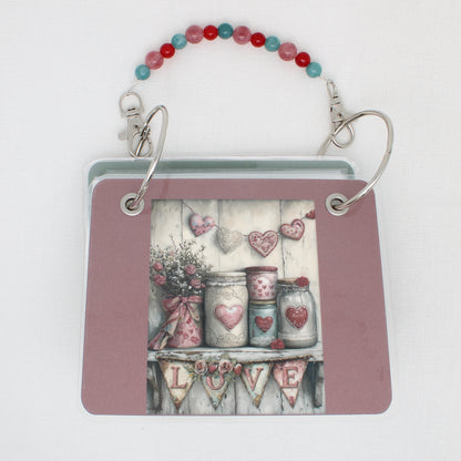 Valentine Shelf Floss Bag Book