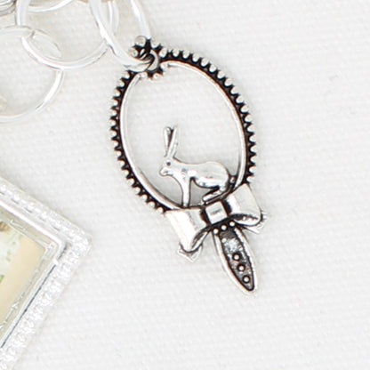 St. Patrick Bunny Zipper Pull/ Mini-Fob