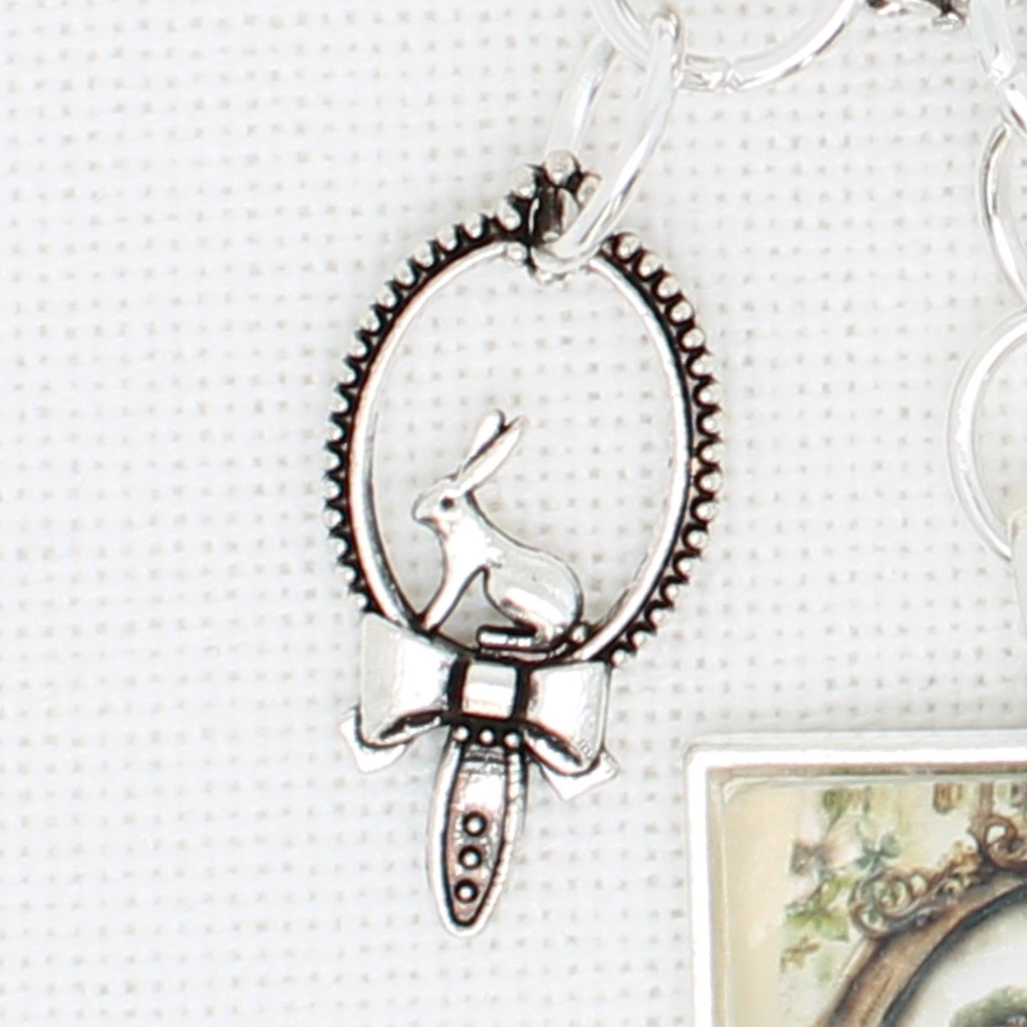 St Patrick Bunny Floss Ring