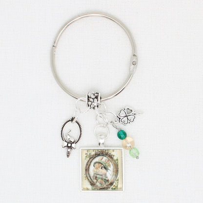 St Patrick Bunny Floss Ring