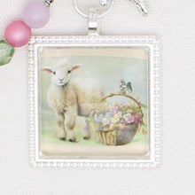 Easter Lamb Zipper Pull/ Mini-Fob