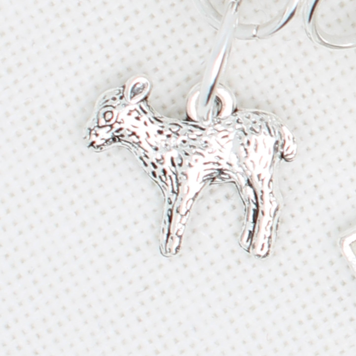 Easter Lamb Floss Ring