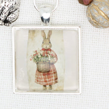Spring Bunny Zipper Pull/ Mini-Fob