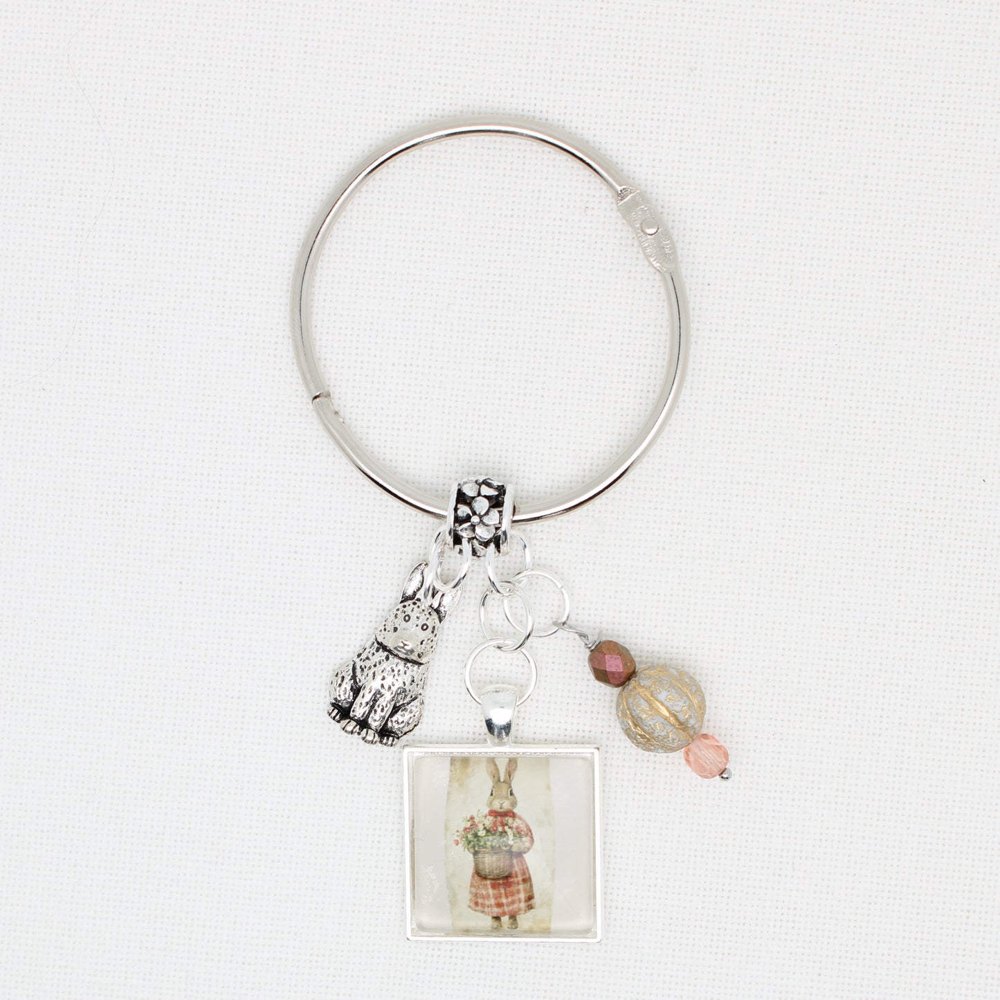 Spring Bunny Floss Ring