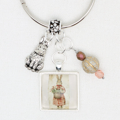Spring Bunny Floss Ring