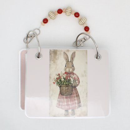 Spring Bunny Floss Bag Book