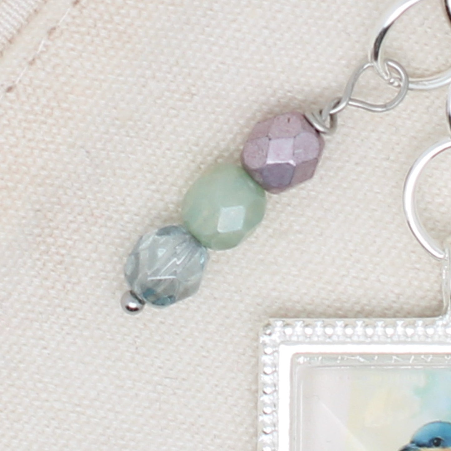 Easter Sunday Zipper Pull/ Mini-Fob