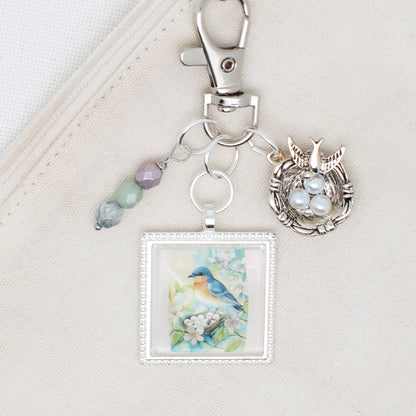 Easter Sunday Zipper Pull/ Mini-Fob