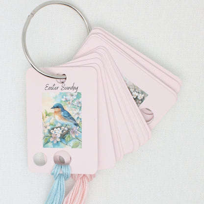 Easter Sunday Floss Cards. - Pack of 20 Cards