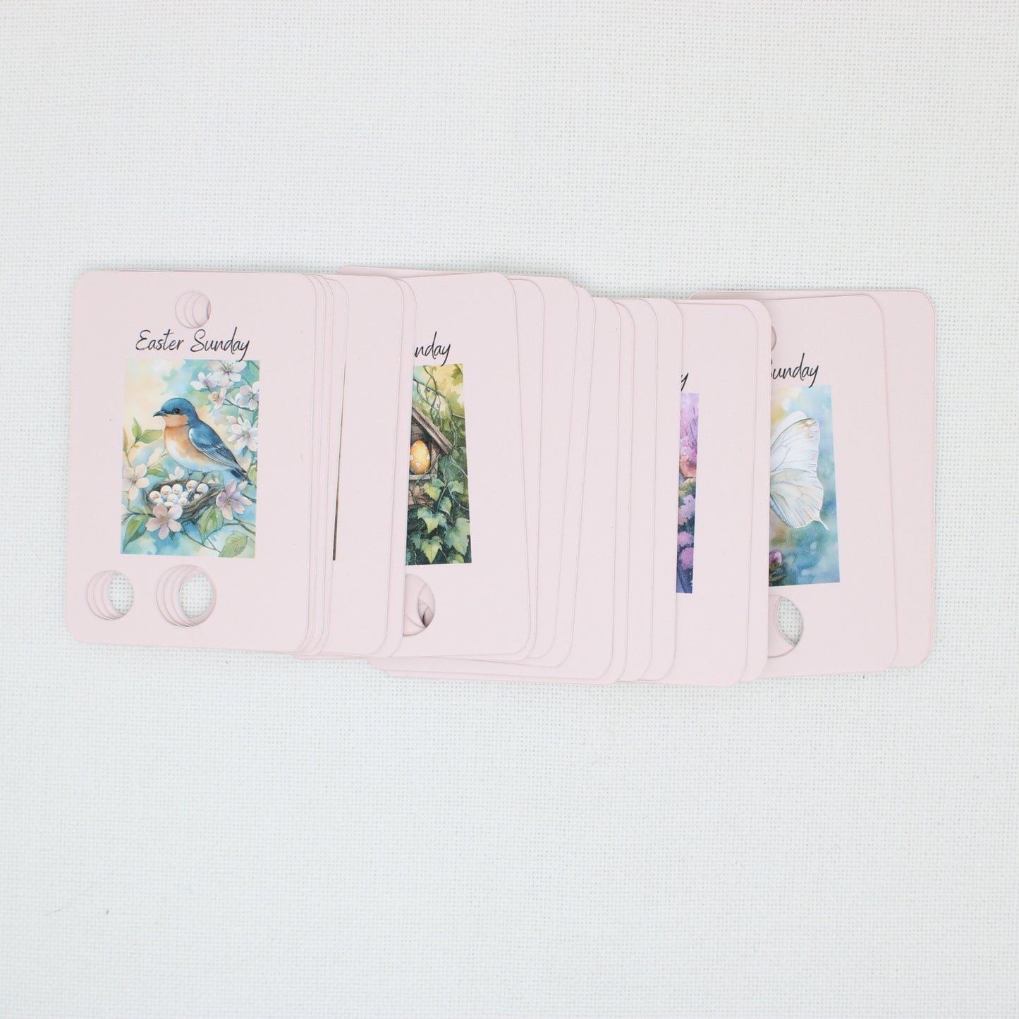 Easter Sunday Floss Cards. - Pack of 20 Cards