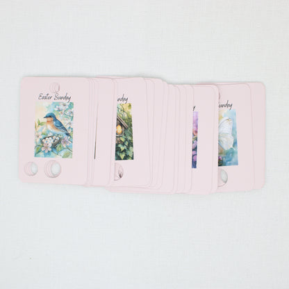 Easter Sunday Floss Cards. - Pack of 20 Cards