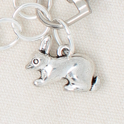 Patchwork Friends Zipper Pull/ Mini-Fob