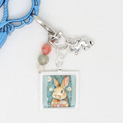 Patchwork Friends Zipper Pull/ Mini-Fob