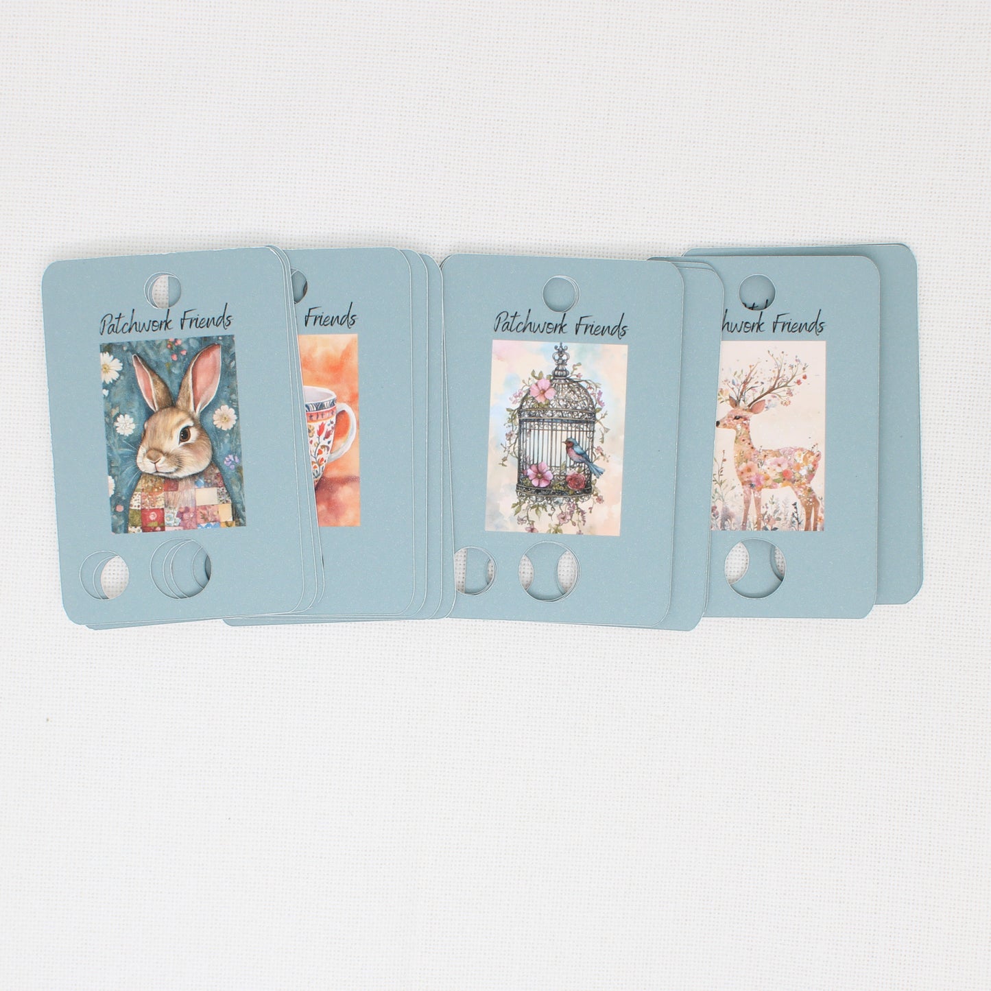 Patchwork Friends Floss Cards. - Pack of 20 Cards