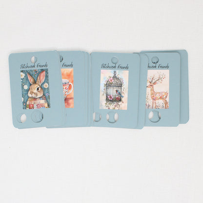 Patchwork Friends Floss Cards. - Pack of 20 Cards