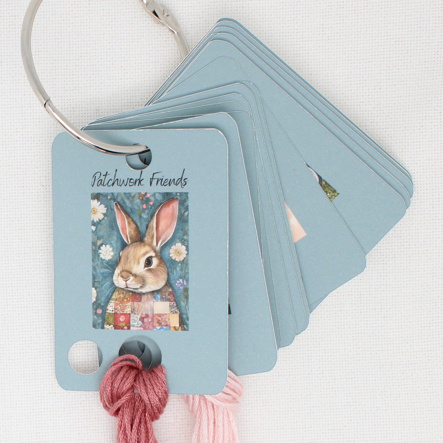 Patchwork Friends Floss Cards. - Pack of 20 Cards