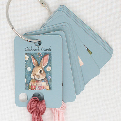 Patchwork Friends Floss Cards. - Pack of 20 Cards